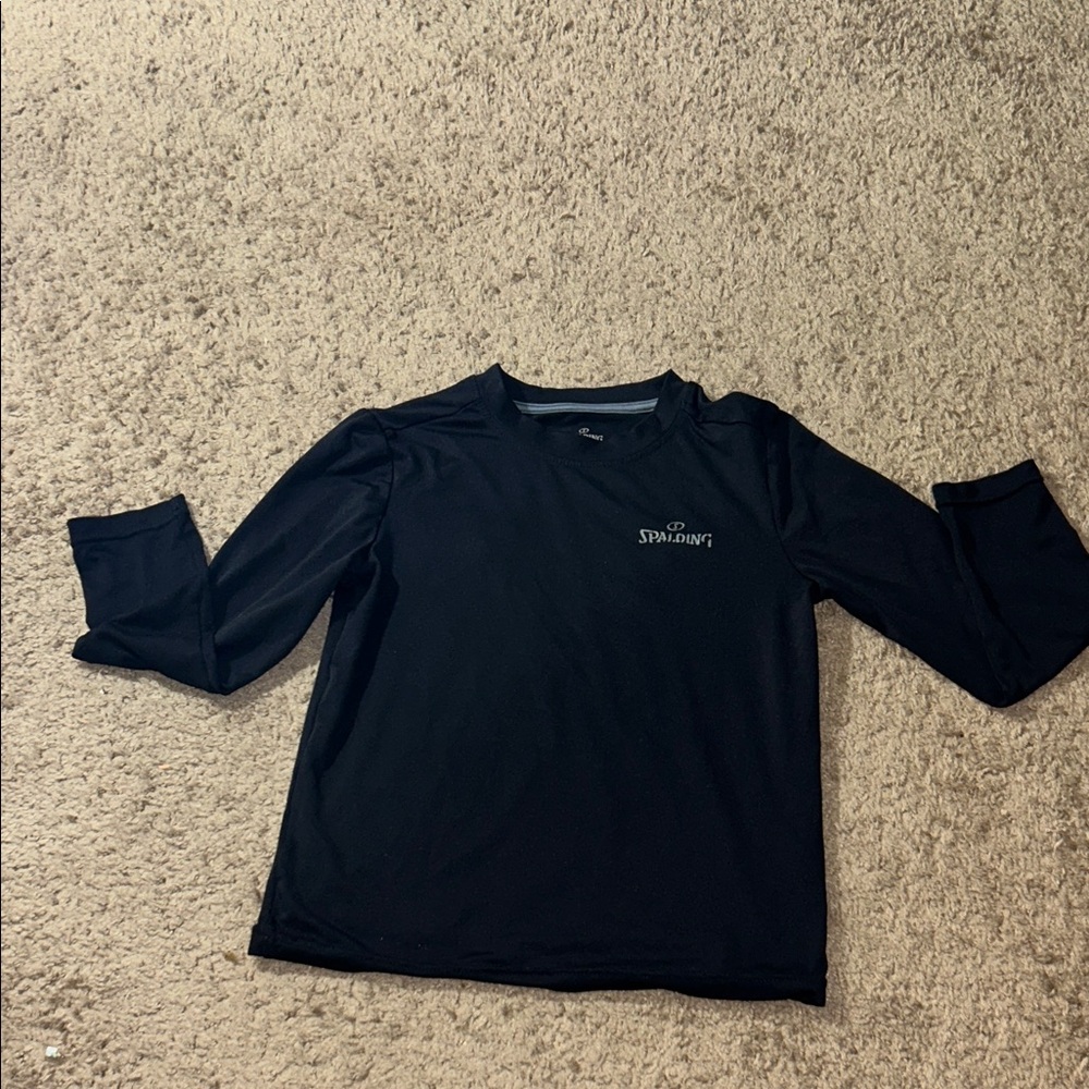 Spalding Black Performance Long Sleeve